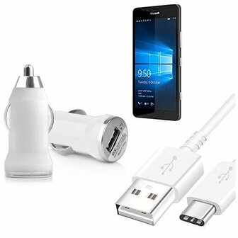 Autolader USB C Microsoft Lumia 950