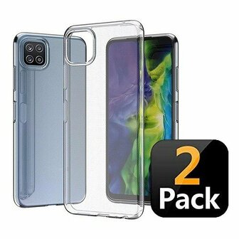 Samsung S22 Hoesje TPU Siliconen Transparant 2x
