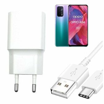 Smart Oppo A54 Oplader Snellader USB C