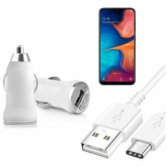 Samsung A20 Autolader USB C