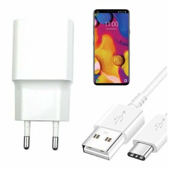 LG V40 ThinQ Oplader Snellader USB C