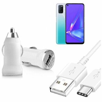 Autolader Oppo A92 USB C