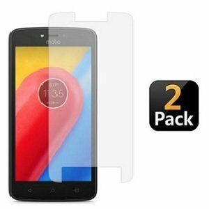 Motorola Moto C PLUS Screenprotector Beschermglas 2x