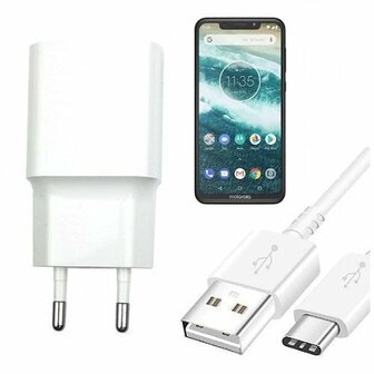 Motorola One Oplader Snellader USB C