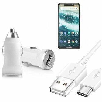 Autolader USB C Motorola One