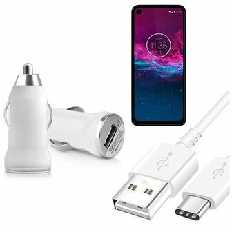 Autolader USB C Motorola One Action