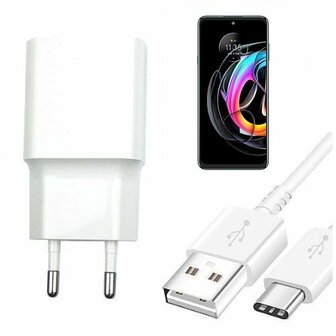 Motorola Edge 20 Lite Oplader Snellader USB C