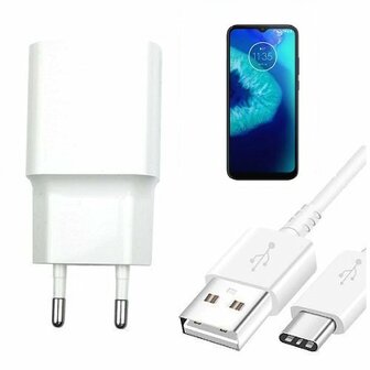 Motorola G8 Power Lite Oplader Snellader USB C