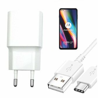 Motorola G 5G Plus Oplader Snellader USB C