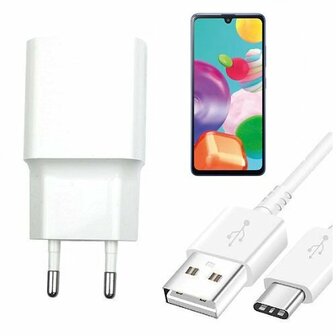 Samsung A41 Oplader Snellader USB C