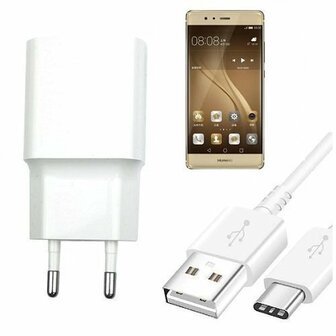 Huawei P9 Oplader Snellader USB C