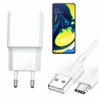 Samsung A80 Oplader Snellader USB C