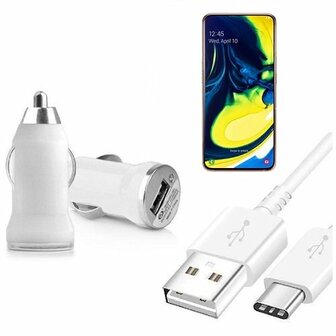 Autolader Samsung A80 USB C