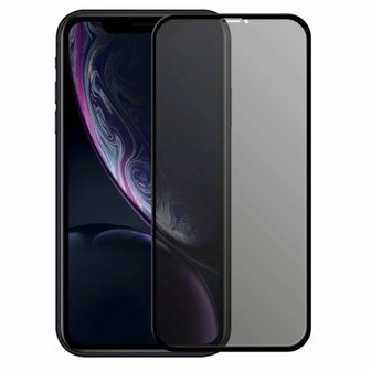 iPhone XR Privacy Screenprotector Beschermglas