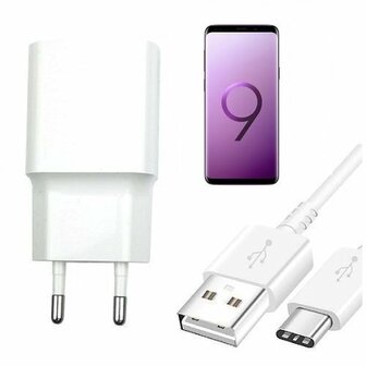 Samsung S9 PLUS Oplader Snellader USB C