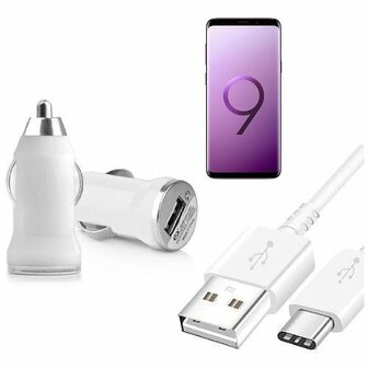 Autolader USB C Samsung S9 PLUS