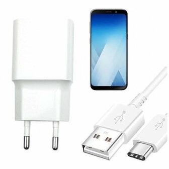 Samsung A5 2018 Oplader Snellader USB C