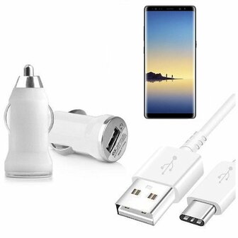 Autolader Samsung Note 8 USB C