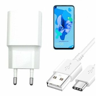 Smart Huawei P20 Lite Oplader Snellader USB C