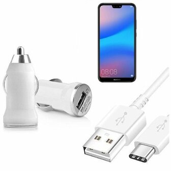 Huawei P20 Lite Autolader USB C