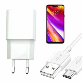 Oplader Snellader USB C LG G7