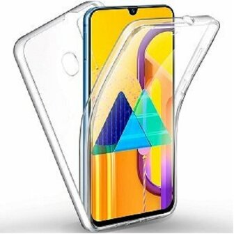 Samsung M21 Hoesje Siliconen TPU Transparant Full Cover