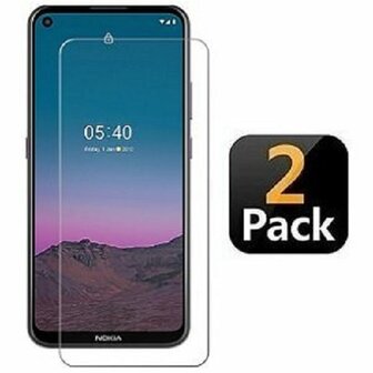 Nokia 5.4 Screenprotector Beschermglas 2 STUKS