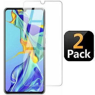 Huawei P30 Lite Screenprotector Beschermglas 2 STUKS