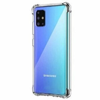 Samsung A51 Hoesje Shockproof Transparant