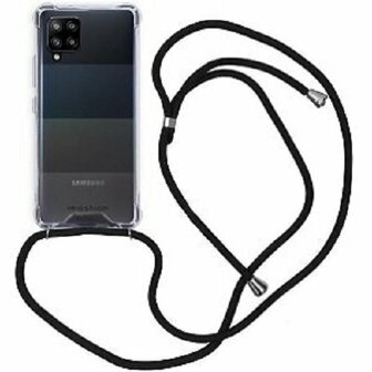 Samsung A42 Hoesje Met Koord Transparant