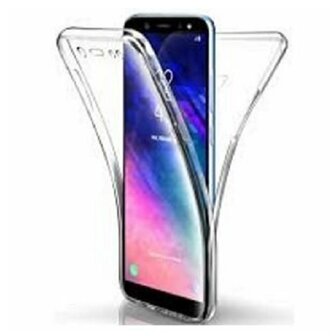 Samsung A6 Plus Hoesje Siliconen TPU Transparant Full Cover