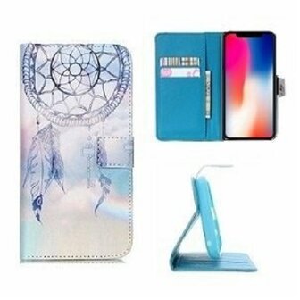 Voorkeursbehandeling Begeleiden kaart iPhone X Hoesje Met Pasjeshouder Bookcase Dromenvanger Print Kopen?  Goedkoop! - Smartphonecases.nl