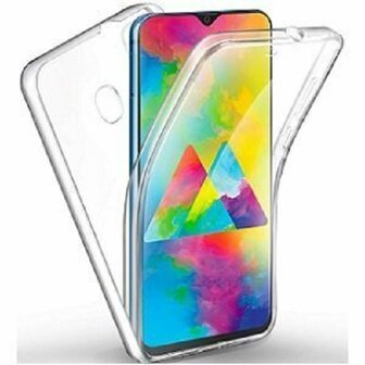 Samsung M20 Hoesje Siliconen TPU Transparant Full Cover