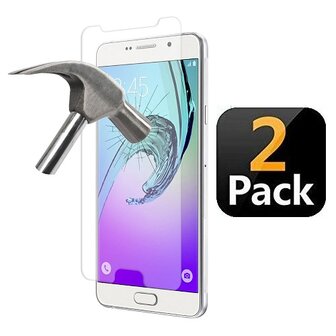 Samsung A3 2016 Screenprotector Beschermglas 2 STUKS