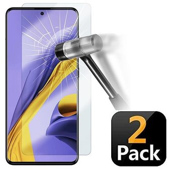 Samsung A51 Screenprotector Beschermglas 2 STUKS