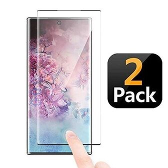 Samsung Note 10 Screenprotector Beschermglas 2 STUKS