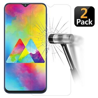 Samsung M20 Screen Protector Tempered Glass 2 STUKS