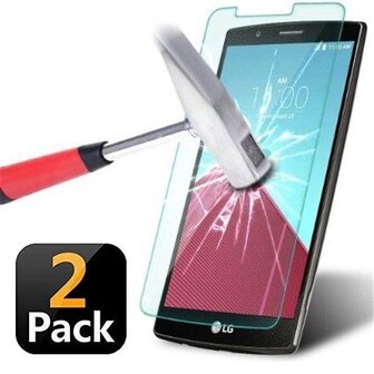 LG G4C Screenprotector Beschermglas 2 STUKS