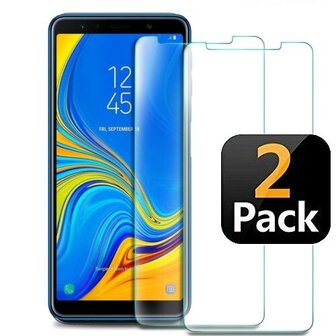 8Samsung M30 Screenprotector Beschermglas 2 STUKS