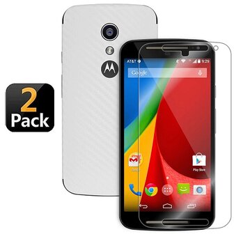 Motorola Moto G2 Screenprotector Beschermglas 2 STUKS