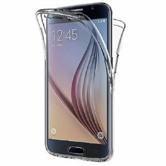 Samsung J7 Prime Hoesje Siliconen TPU Transparant Full Cover