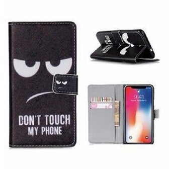 iPhone X Hoesje Met Pasjeshouder Bookcase My Phone Print