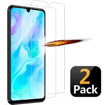 Huawei P30 Screenprotector Beschermglas 2 STUKS