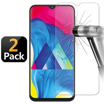 Samsung A10s Screenprotector Beschermglas 2 STUKS