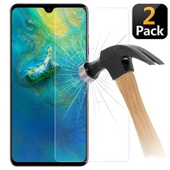 Huawei Mate 20 Screenprotector Beschermglas 2 STUKS