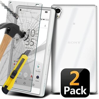 Sony Xperia Z3 Screenprotector Beschermglas 2 STUKS