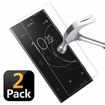 Sony Xperia XZ1 Screenprotector Beschermglas 2 STUKS