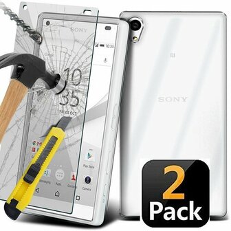 Sony Xperia Z5 Compact Screenprotector Beschermglas 2 STUKS