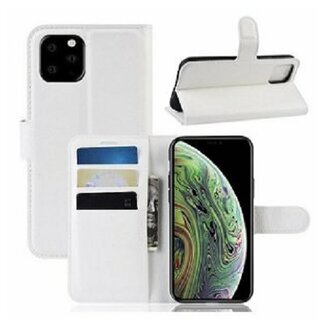 iPhone 11 Pro Hoesje Met Pasjeshouder Bookcase Wit