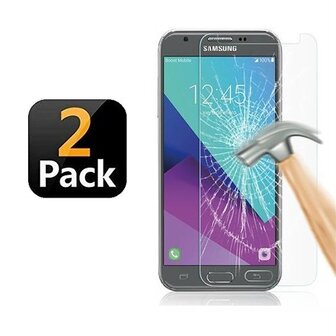 Samsung J7 2017 Screenprotector Beschermglas 2 STUKS